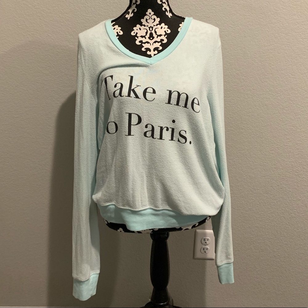 Wildfox take me to Paris sweater